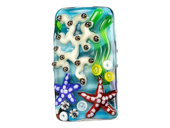 Under the Sea, Sea Star and Coral Kalera Focal Bead