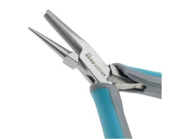 The Beadsmith Simply Modern Series, Round / Concave Nose Pliers, 4.75 Inches Long