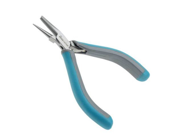 The Beadsmith Simply Modern Series, Round / Concave Nose Pliers, 4.75 Inches Long