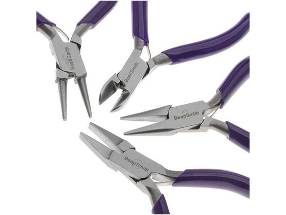 The Beadsmith Micro Mini Jewelry Tool Kit - 4 Plier Set