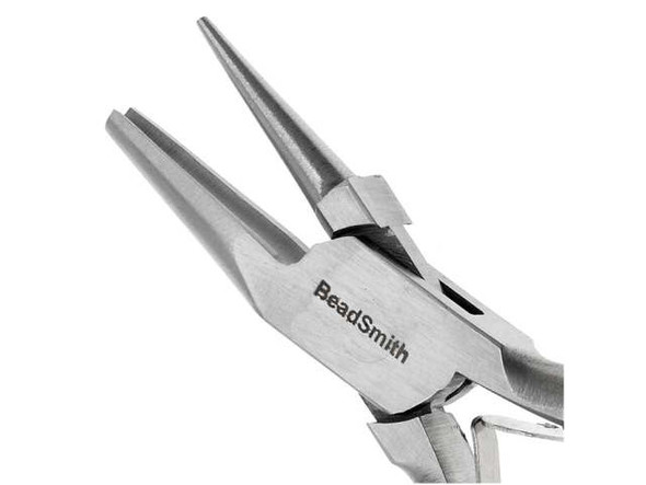 Upgrade your jewelry game with The Beadsmith Wire Looping Pliers - Concave And Round Nose. Achieving flawless wire loops has never been easier thanks to their sturdy construction and easy-to-use design. These pliers are perfect for delicate wire or heavy memory wire, and with one side featuring a classic round nose and the other side featuring a concave shape, you can create perfect half-circles with ease. Don't settle for regular roundnose pliers when you can have these game-changing pliers that are not only strong but also give perfect results in repetitive wire loop-making. With just a little practice, you'll be mastering the use of The Beadsmith Wire Looping Pliers - Concave And Round Nose in no time and taking your DIY jewelry making projects to the next level.