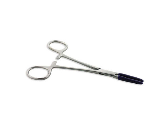 The Beadsmith Hemostat Clamp, with Nylon Tips 5.75 Inches Long
