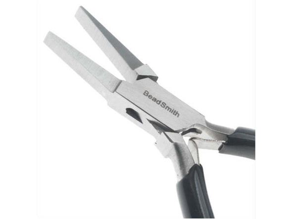 The Beadsmith, Super Fine Flat Nose Pliers with PVC Handle