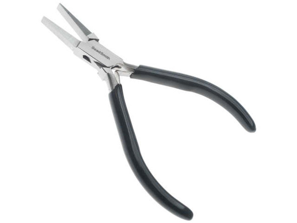 The Beadsmith, Super Fine Flat Nose Pliers with PVC Handle