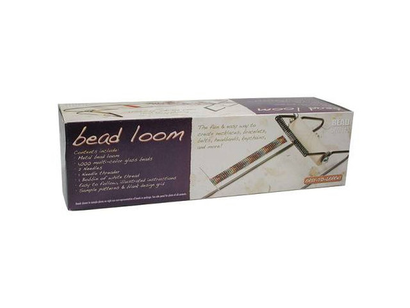 Create the jewelry of your dreams with The Beadsmith Bead Loom Kit for Beginners! This all-in-one kit includes everything you need to bring your vision to life. Imagine weaving intricate patterns and colorful textures with ease, thanks to the user-friendly metal bead loom. With 1,000 multi-colored glass beads, two needles, a needle threader, and a bobbin of white thread, you'll have the supplies to make endless stunning necklaces, bracelets, headbands, and more. Follow the illustrated instructions or let your creativity run wild with blank design grids to make unique, one-of-a-kind accessories that express your personality. Let The Beadsmith Bead Loom Kit for Beginners unleash your inner artist and adorn the world with your breathtaking creations.