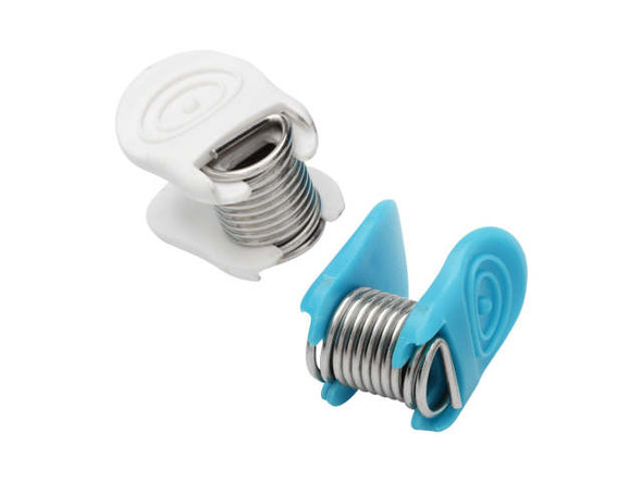 Are you tired of beads slipping and sliding all over the place during your DIY jewelry projects? Look no further than Bead Buddy Bead Bugs bead stoppers. These regular-sized stoppers by The Bead Buddy are made of high-grade stainless steel and feature comfortable plastic end levers for easy use. With their unique coil design, these stoppers grip tightly onto your project, keeping beads in place and preventing frustrating spills. Say goodbye to the headache of accidental spills and hello to stunning, professional-quality jewelry with Bead Bug bead stoppers. Order now and elevate your jewelry-making game!