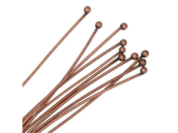 Small Copper Head Pins for Jewelry Making Flat Head Pins Jewelry