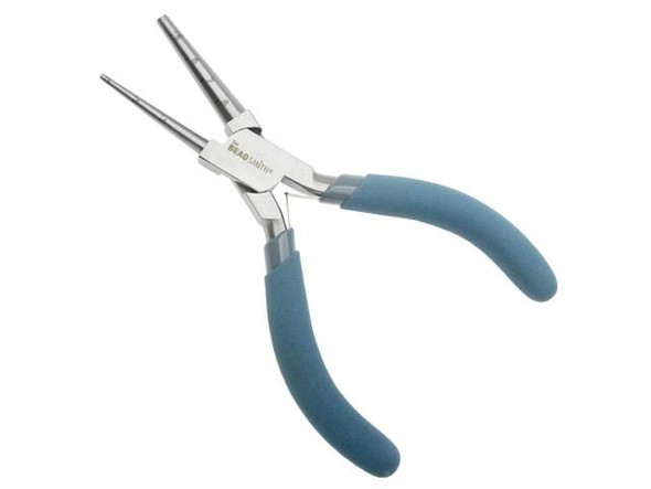 The Beadsmith Casual Comfort, Wire Looping Pliers with Concave and Round  Noses, 1 Piece 