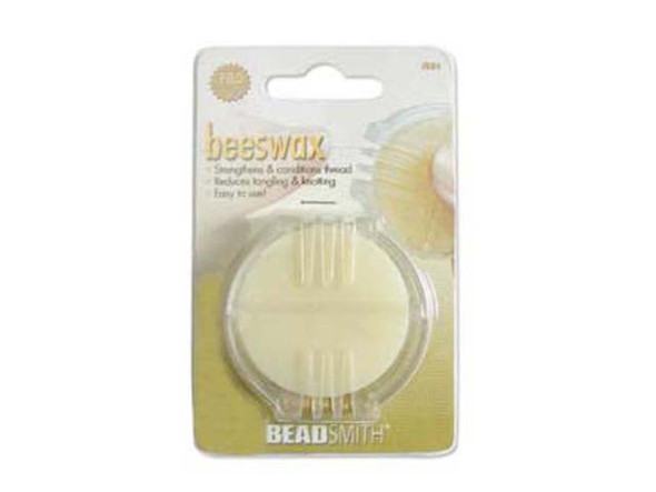 The Beadsmith Beeswax Thread Strengthening Conditioner for Beads/Quilting/Crafting