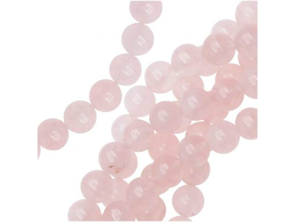 Dakota Stones Rose Quartz 8mm Round 8-Inch Bead Strand