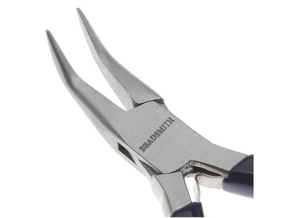 The Beadsmith Jeweller's Micro Pliers Bentnose Bent Nose