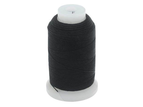 The Beadsmith 100% Silk Beading Thread, Size F, 1 Spool, Gold (140 Yards)