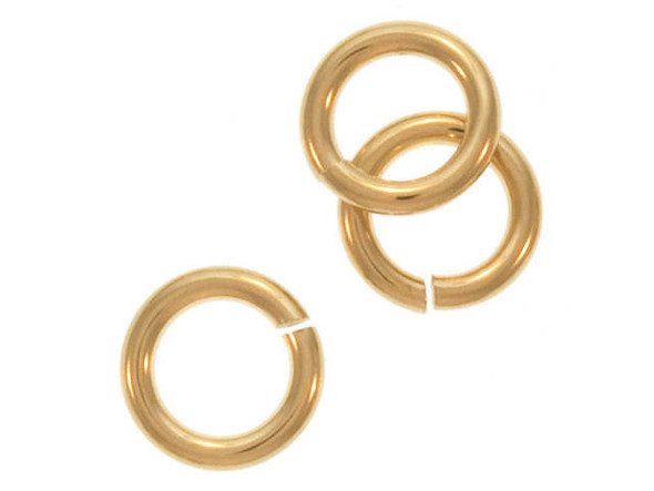 Introducing the must-have accessory for every jewelry maker - JUMPLOCK Jump Rings! These round 6mm 18 gauge gold-filled rings are not your average jump rings - they're engineered to secure your jewelry pieces against wear and tear. With careful use of two smooth or nylon jaw chain nose pliers, you can lock the Jumplock into a closed position that won't come open accidentally. Say goodbye to lost charms or pendants, with these Jumplock rings, your jewelry will stay securely in place. Create your own unique and long-lasting jewelry pieces that you'll cherish for years to come with JUMPLOCK Jump Rings by The Beadsmith.