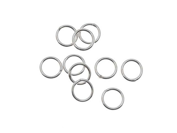 Looking to take your handmade jewelry to the next level? Look no further than our Sterling Silver Closed Jump Rings! These 6mm jump rings are soldered closed, ensuring that your jewelry will stay securely fastened. Whether you're using them as the female half of a clasp or looping and crimping your beading wire, their durability and strength will stand the test of time. Plus, with the added flexibility of being able to attach the clasp of your choice with an open jump ring or split ring, you can rest easy knowing that your creations will be both comfortable to wear and long-lasting. Invest in the best with Brand-Beadaholique's Sterling Silver Closed Jump Rings!