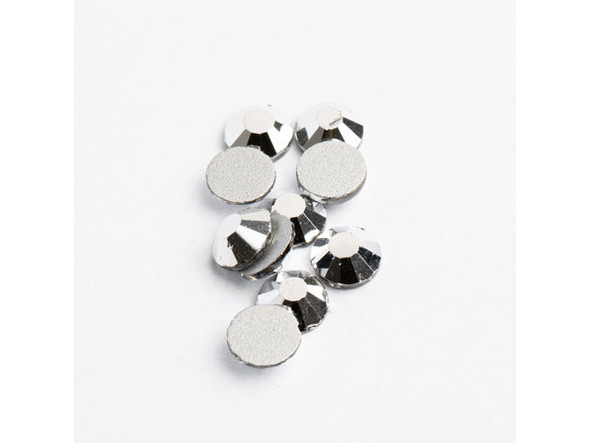 Flat Back Rhinestones ss12 (3mm) - Metallic Silver (432pcs)