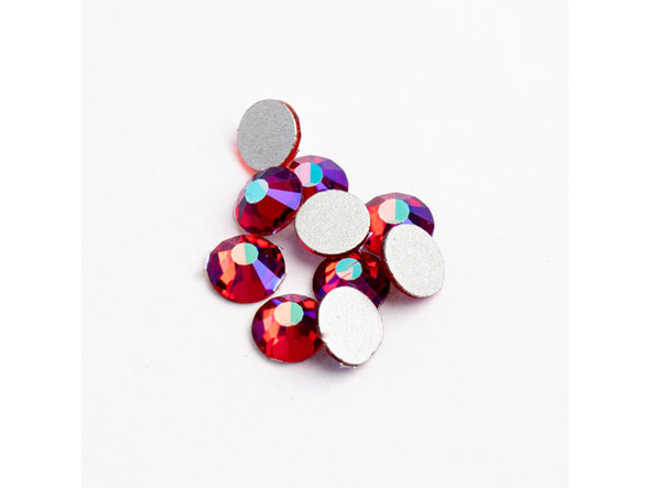 Flat Back Rhinestones ss16 (4mm) - Siam AB (288pcs)