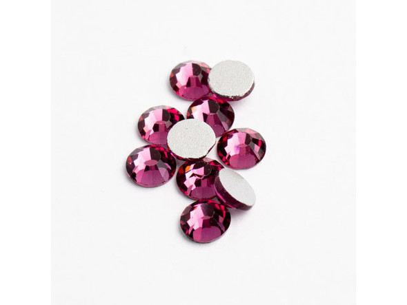 Flat Back Rhinestones ss16 (4mm) - Fuchsia (288pcs)