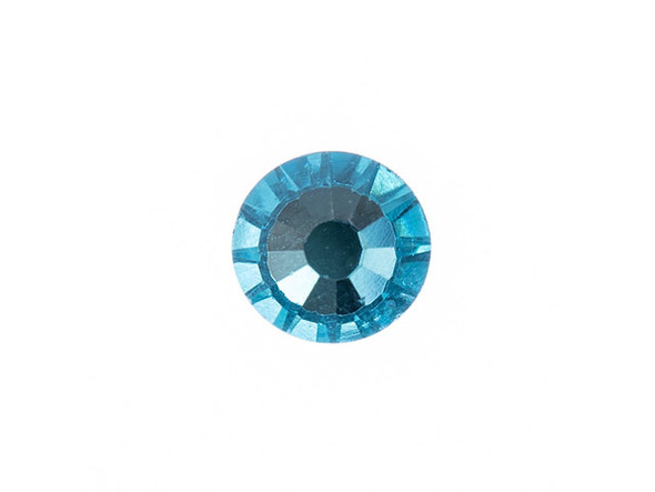 Flat Back Rhinestones ss30 (6.5mm) - Aquamarine (72pcs)