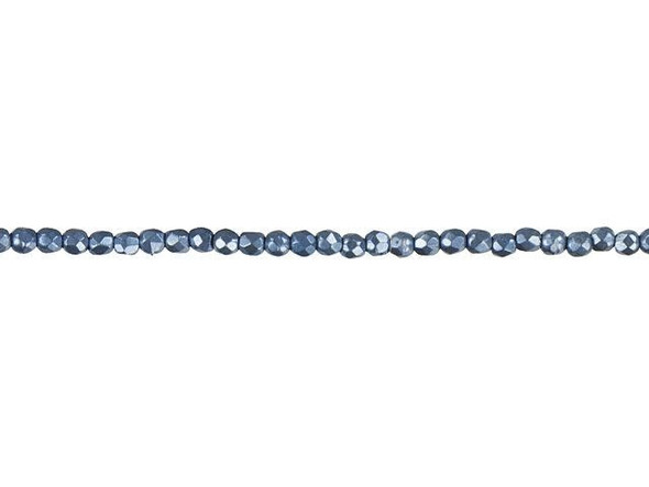 Add a touch of sleek style to your handmade jewelry creations with these Czech Fire-Polish Beads. Made of high-quality Czech glass, these round beads feature diamond-shaped facets that add texture and dimension to your designs. Whether you're creating a delicate necklace or intricate bead embroidery, these tiny beads make the perfect accents of color. Their silvery blue hue gleams beautifully, adding a touch of elegance to your creations. Transform your crafting experience with these stunning beads by Starman.