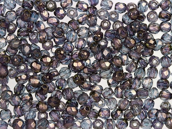 Add a touch of charm and elegance to your jewelry designs with the mesmerizing Czech Fire-Polish Bead 2mm Luster by Starman. These exquisite beads are like tiny jewels, with their dusky color and metallic shine. Their round shape and diamond-shaped facets create a remarkable texture and dimension, making them perfect for adding accents of color to your handmade creations. Whether you're creating stunning bead embroidery or need spacers for your designs, these 2mm beads are a must-have. Each strand includes approximately 50 beads, and please note that as these beads are handmade, appearances may vary. Elevate your jewelry-making hobby to new heights with these stunning Czech fire-polished beads.