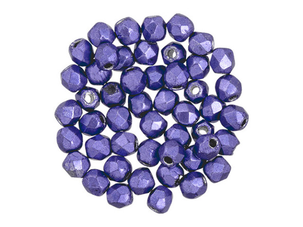 Add some sparkle and sophistication to your jewelry creations with these mesmerizing fire-polish beads. Crafted from high-quality Czech glass, each bead is a tiny work of art. The round shape is adorned with diamond-shaped facets that catch the light and create a dazzling effect. Whether you're designing delicate bracelets or statement necklaces, these beads will add the perfect touch of color and texture to your pieces. Transform your jewelry-making into a captivating art form with these exquisite fire-polish beads.