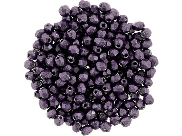 Get ready to add a vibrant touch to your jewelry creations with these Czech Fire-Polish Beads in ColorTrends Saturated Metallic Tawny Port. As you work with these exquisite beads, you'll be mesmerized by their captivating diamond-shaped facets that create a texture like no other. Their tiny size allows for endless possibilities - use them as colorful accents or spacer beads in all your designs. Whether you're creating bead embroidery or experimenting with new jewelry styles, these beads will add a dark purple hue with a stunning metallic shimmer. Unleash your creativity and let these beads transform your handmade pieces into true works of art.