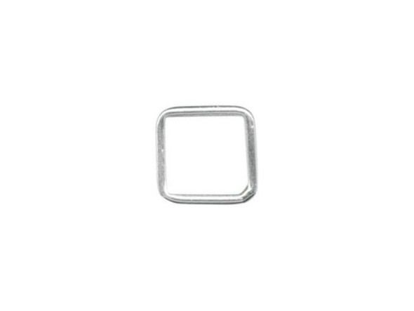 Sterling Silver Jewelry Link, Square, 8mm (Each)