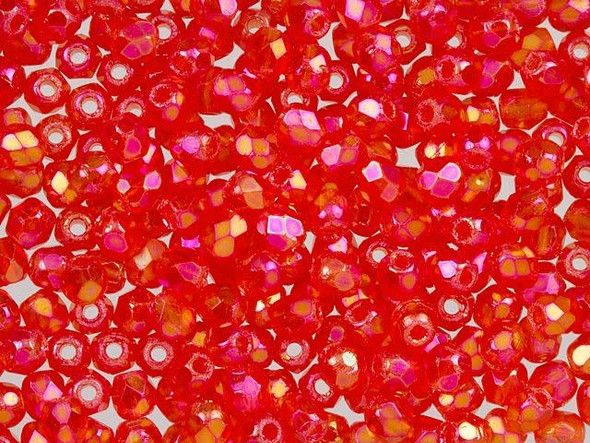 Fire-Polish 2mm : Luster Iris - Hyacinth (50pcs)