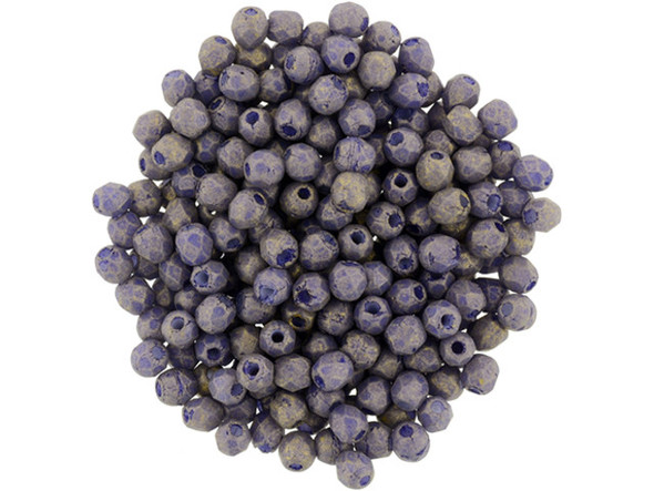 Fire-Polish 2mm : Pacifica - Elderberry (50pcs)