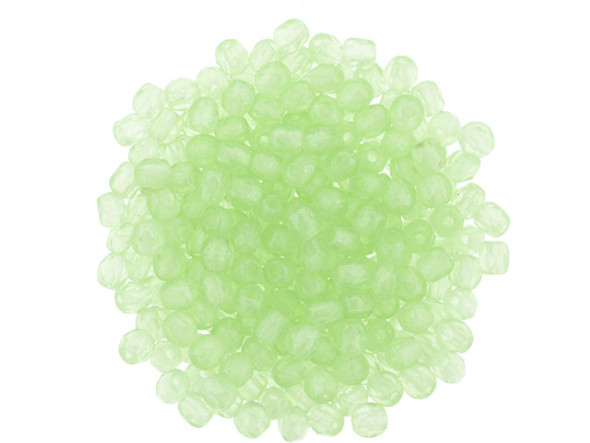 Add a touch of ethereal beauty to your handmade jewelry creations with these Czech glass 2mm Peridot Flash Pearl Fire-Polish Beads by Starman. Immerse yourself in the captivating seafoam green color, which is perfectly complemented by a shimmering flash. Each bead is round in shape and adorned with diamond-shaped facets, creating a texture that is both visually stunning and tactilely pleasing. These tiny beads serve as exquisite accents, effortlessly adding pops of color to any design. Ideal for bead embroidery and as spacers, their versatility knows no bounds. Elevate your craft to new heights with these enchanting beads that will leave a lasting impression.