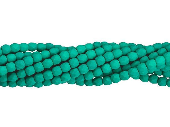 Add a radiant burst of color to your jewelry creations with these enchanting Czech Glass 3mm Neon Emerald Fire-Polish Beads by Starman. The tiny size and vibrant hue of these round beads make them an essential addition to any DIY jewelry project. Create a dazzling multi-stranded bracelet that will make heads turn, or design a pair of chandelier earrings that will catch the light with every graceful sway. The faceted surface of these beads adds an extra touch of brilliance, ensuring that your finished pieces will sparkle and shine. Elevate your handmade jewelry to the next level with these stunning fire-polished beads.