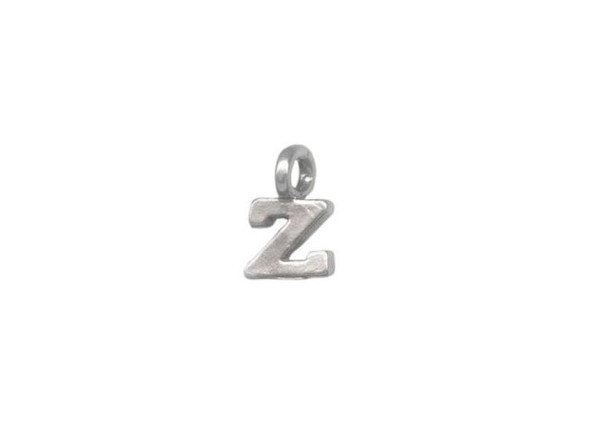 B & B Benbassat Sterling Silver Alphabet Letter Charm, Z (Each)