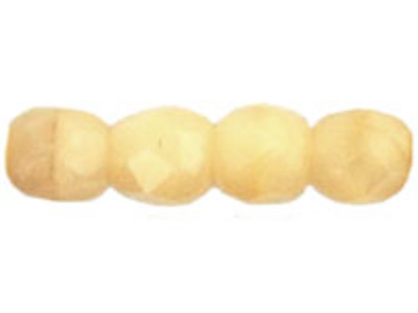 Fire-Polish 3mm : Opaque Lt Beige (50pcs)