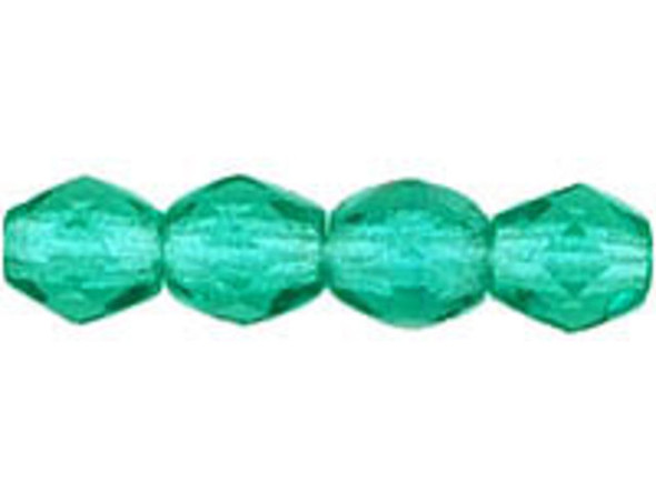 Fire-Polish 3mm : Emerald (50pcs)