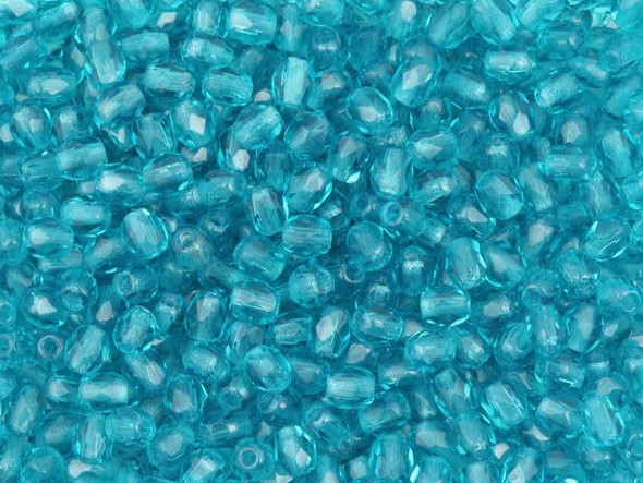 Fire-Polish 3mm : Teal (50pcs)