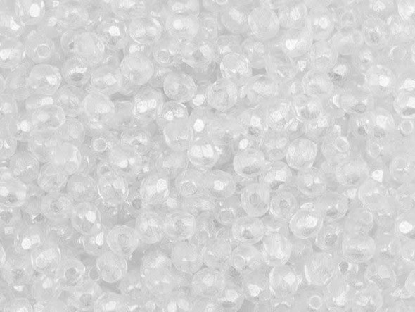 Fire-Polish 3mm : Luster - Crystal (50pcs)