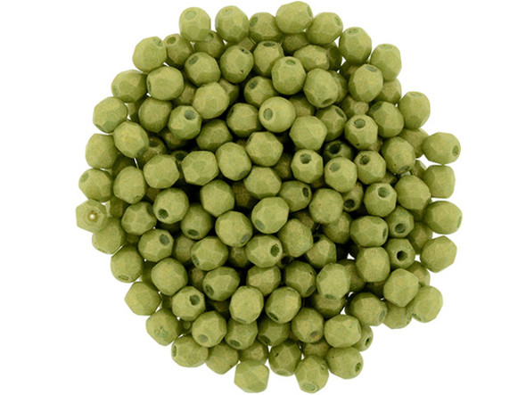 Fire-Polish 3mm : Pacifica - Avocado (50pcs)