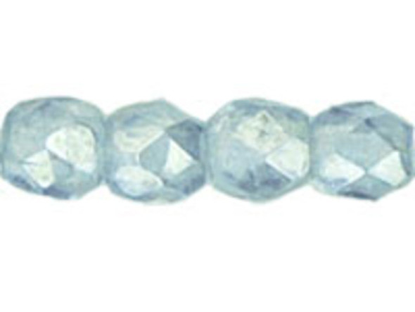 Fire-Polish 3mm : Luster - Lt Sapphire (50pcs)