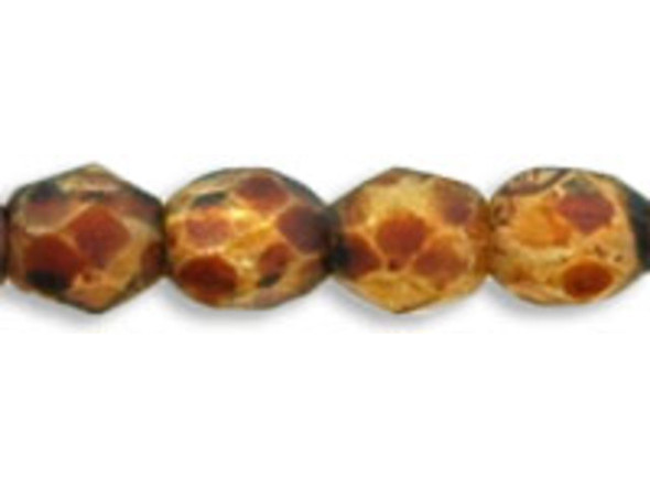 These Czech Glass 3mm Matte - Crystal - Picasso Fire-Polish Beads are an absolute game-changer for all your handmade jewelry projects. Mottled brown hues meld together in an entrancing display of earthy beauty that's sure to captivate anyone who lays eyes on it. These round beads boast a petite 3mm size, making them a versatile addition to any crafting collection. Whether you're designing a breathtaking multi-stranded bracelet, a statement necklace, or a pair of exquisite chandelier earrings, these faceted beads will elevate your creations with an unrivaled brilliance. Add a touch of sparkling color to your jewelry designs and watch as heads turn in admiration. Unleash your creativity and let these beads embrace your imagination. Embrace the beauty of Czech glass with this Strand by Starman, and create jewelry that tells your unique story.