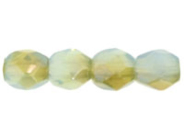 Fire-Polish 3mm : Milky Aquamarine - Celsian (50pcs)