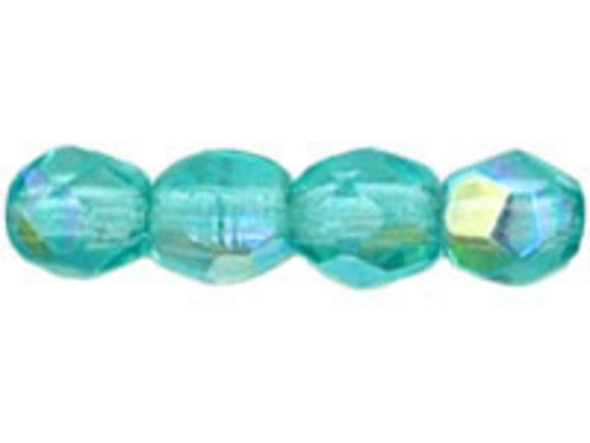 Fire-Polish 3mm : Lt Teal AB (50pcs)