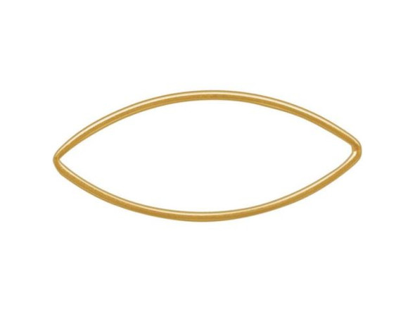 12kt Gold-Filled Jewelry Link, Marquise, 12x29mm (Each)