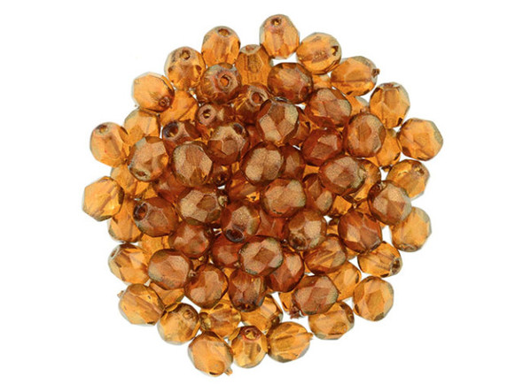 Fire-Polish 4mm : Halo - Sandalwood (50pcs)