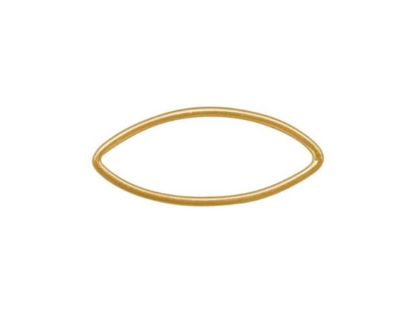 12kt Gold-Filled Jewelry Link, Marquise, 9x21mm (Each)