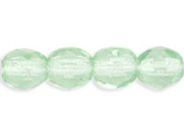 Fire-Polish 4mm : Peridot (50pcs)