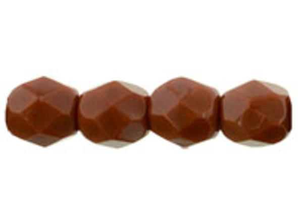 Fire-Polish 4mm : Umber (50pcs)