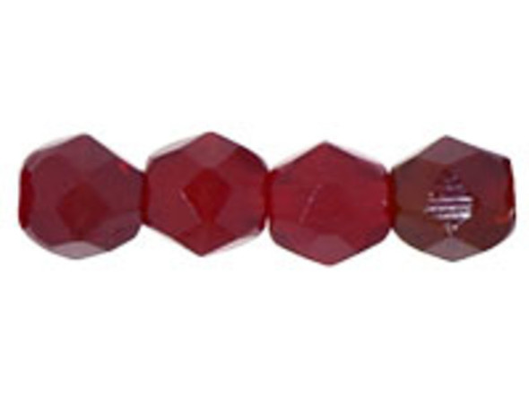 Fire-Polish 4mm : Oxblood (50pcs)