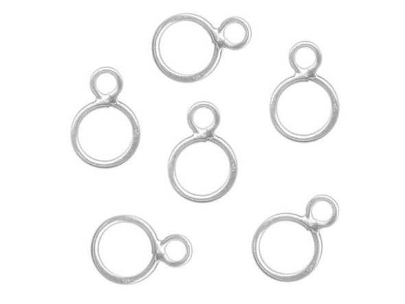 Sterling Silver Jewelry Connector, Figure 8 (10 pair)