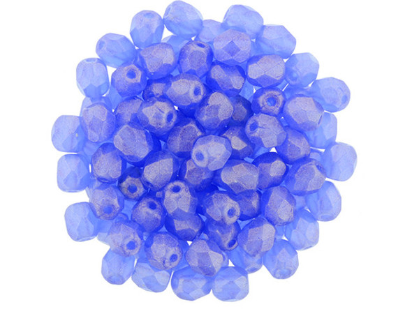 Add a touch of elegance and sparkle to your handmade creations with these dazzling Czech Glass 4mm Sueded Gold Sapphire Fire-Polish Beads by Starman. These round beads feature intricate diamond-shaped facets that catch the light from every angle, creating a truly mesmerizing effect. Whether you're designing a delicate bracelet or making stunning bead embroidery, these versatile beads are perfect for adding texture, color, and that extra touch of beauty to your jewelry projects. Elevate your creations to new heights with the unmatched quality and beauty of these eye-catching beads.