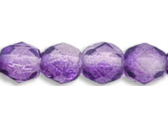 Fire-Polish 4mm : Coated - Sugar Plum (50pcs)